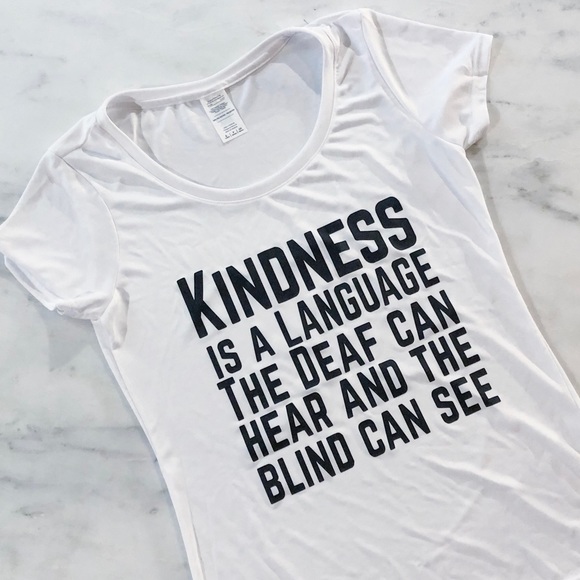 Kindness is a Language T Shirt - Picture 7 of 10